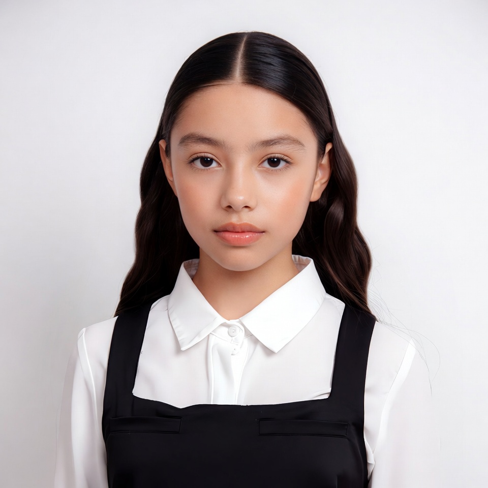 Asian girl in school uniform Asian girl in school uniform