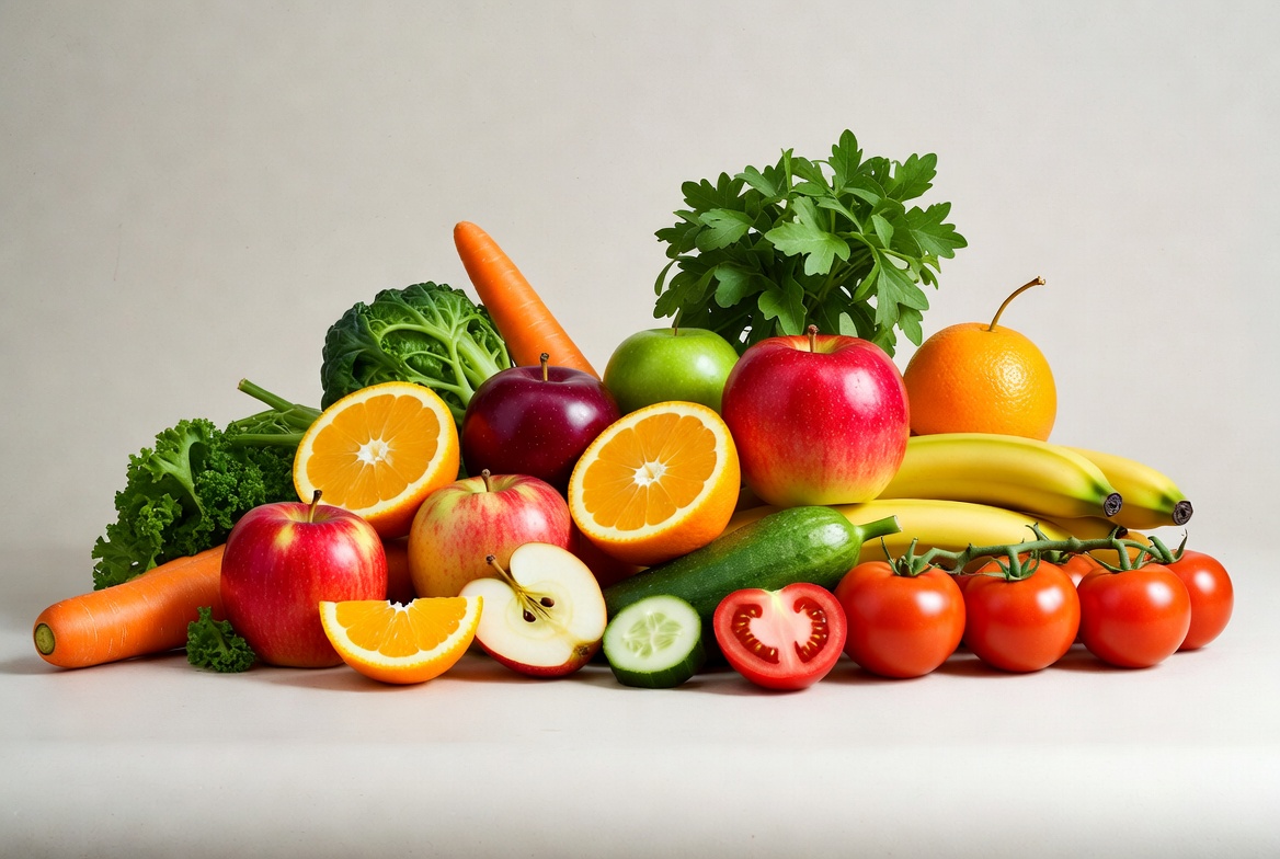 Fresh Fruits and Vegetables Assortment Fresh Fruits and Vegetables Assortment
