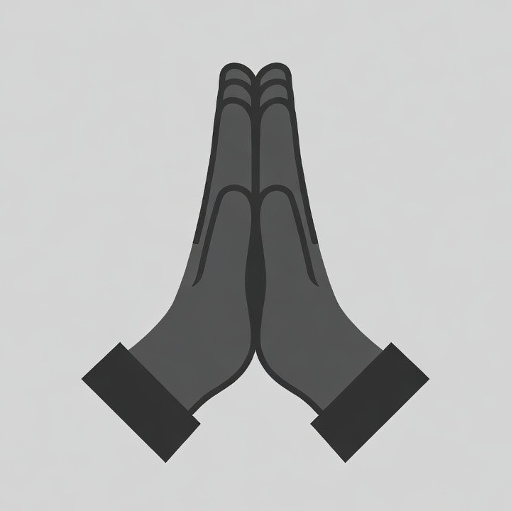 Praying Hands Icon Praying Hands Icon
