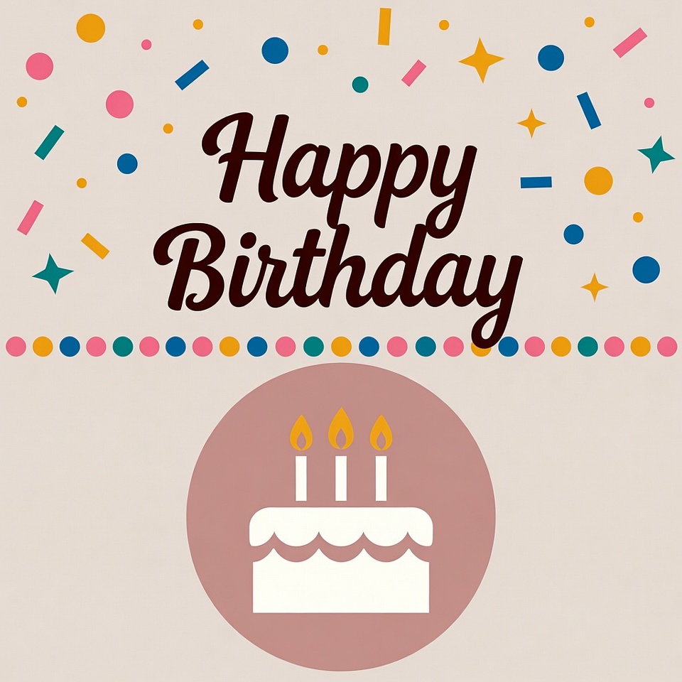 Happy Birthday Cake with Candles Happy Birthday Cake with Candles