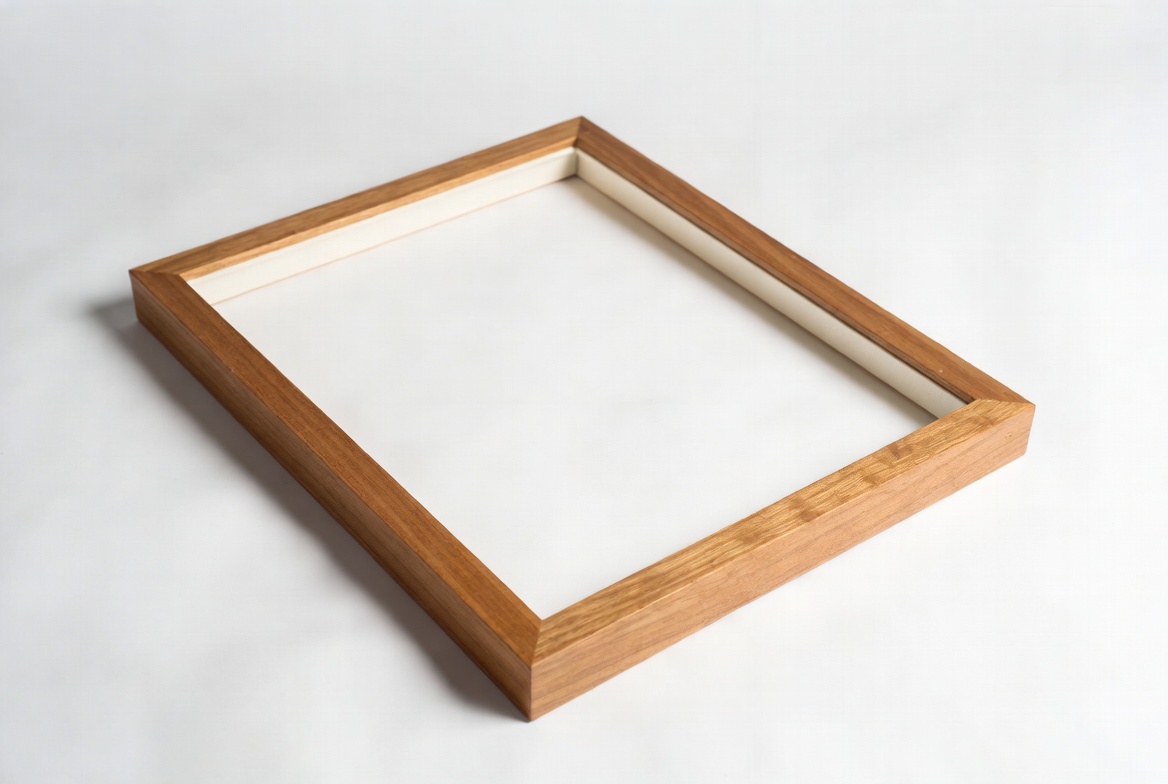 Wooden picture frame empty Wooden picture frame empty