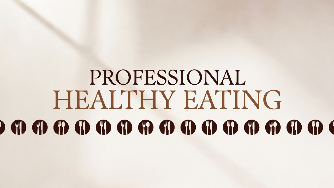 Professional Healthy Eating Banner Professional Healthy Eating Banner