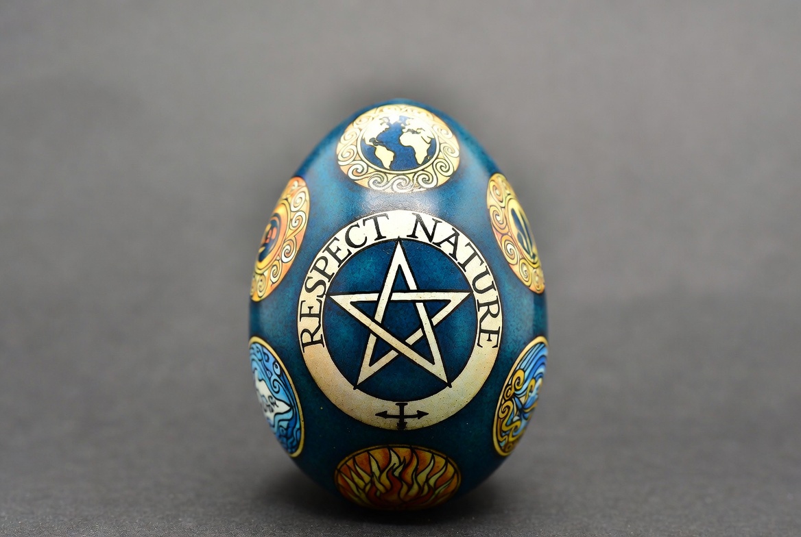 Respect Nature Decorated Easter Egg Respect Nature Decorated Easter Egg