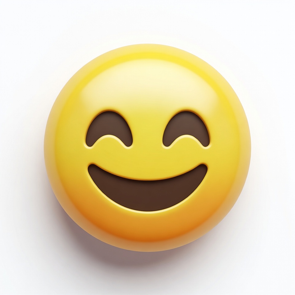 Grinning Yellow Emoji Face Grinning Yellow Emoji Face