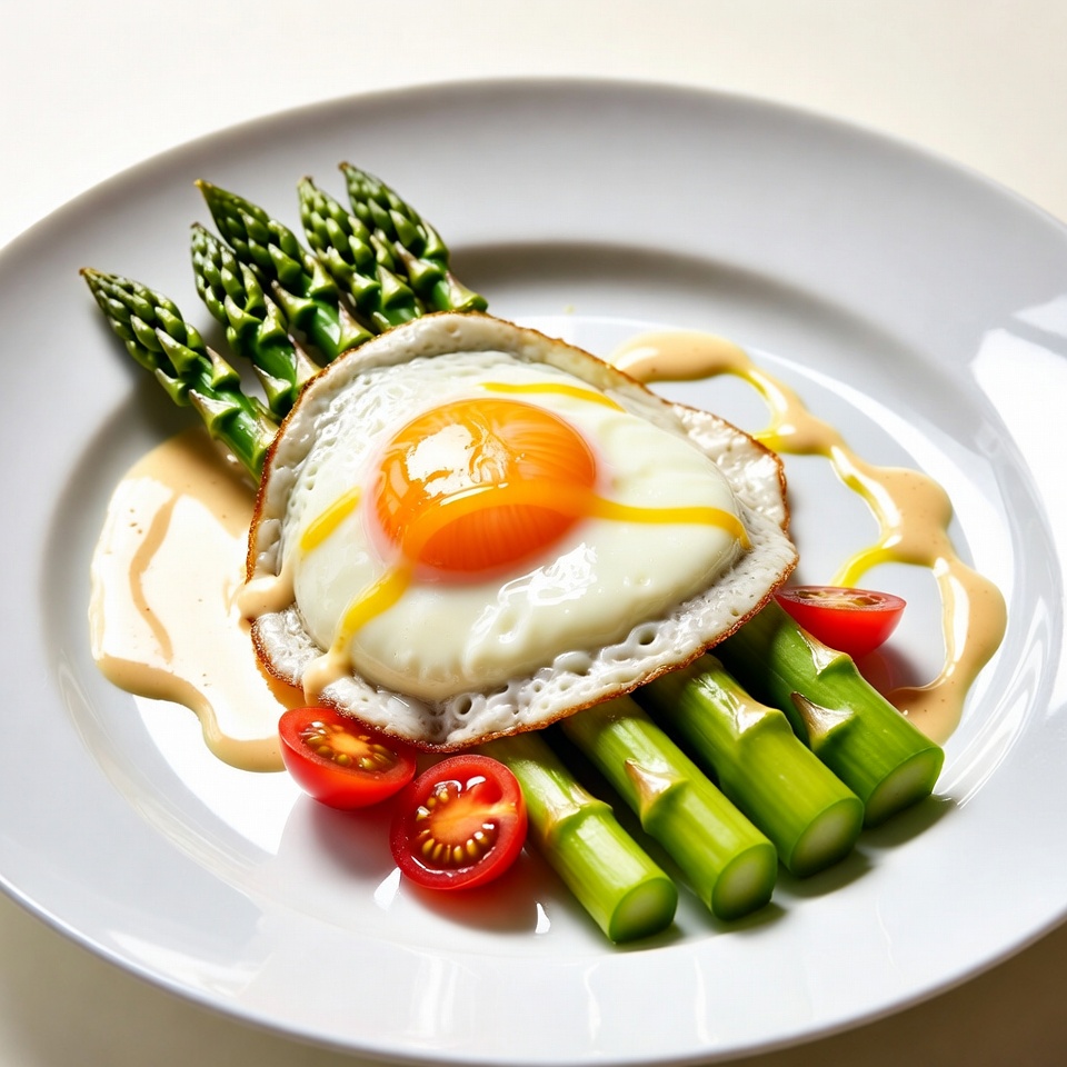 Sunny Side Up Egg with Asparagus Sunny Side Up Egg with Asparagus