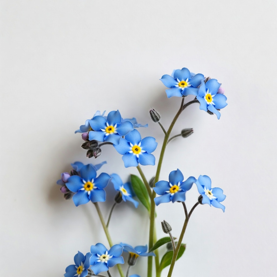 Blue Forget-Me-Not Flowers Blue Forget-Me-Not Flowers