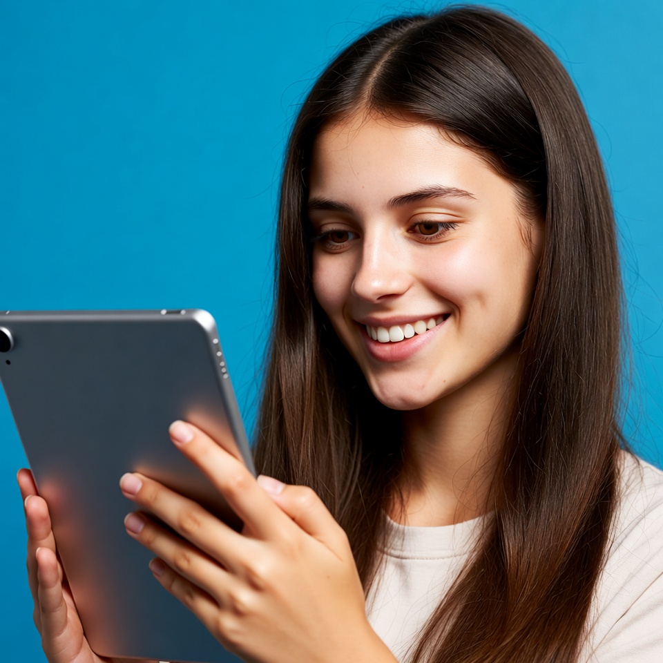 Young woman using tablet Young woman using tablet