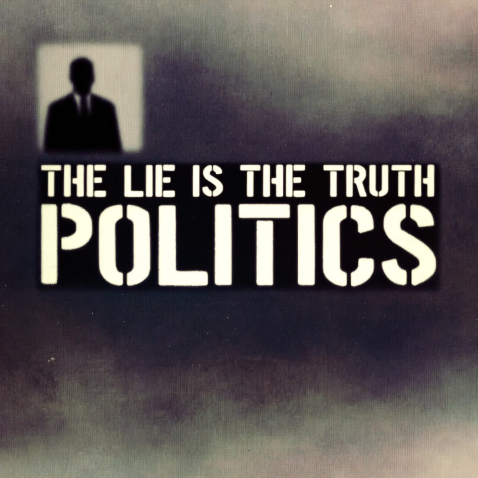 Silhouette man and politics quote Silhouette man and politics quote