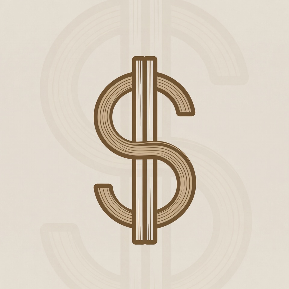Brown Dollar Sign Icon Brown Dollar Sign Icon