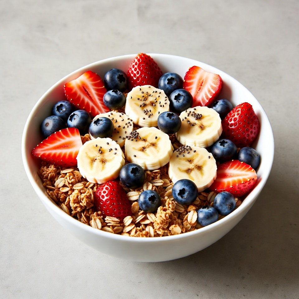 Berry Banana Oatmeal Bowl Berry Banana Oatmeal Bowl