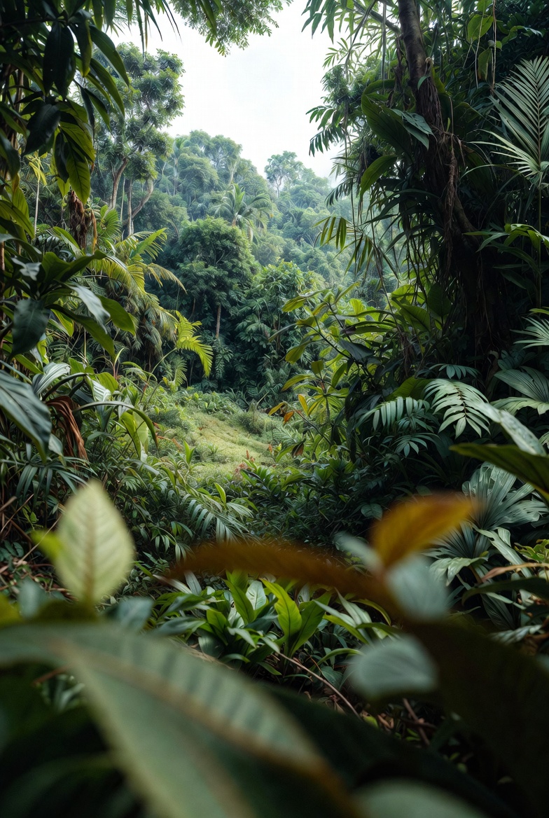 Lush Tropical Rainforest Path Lush Tropical Rainforest Path