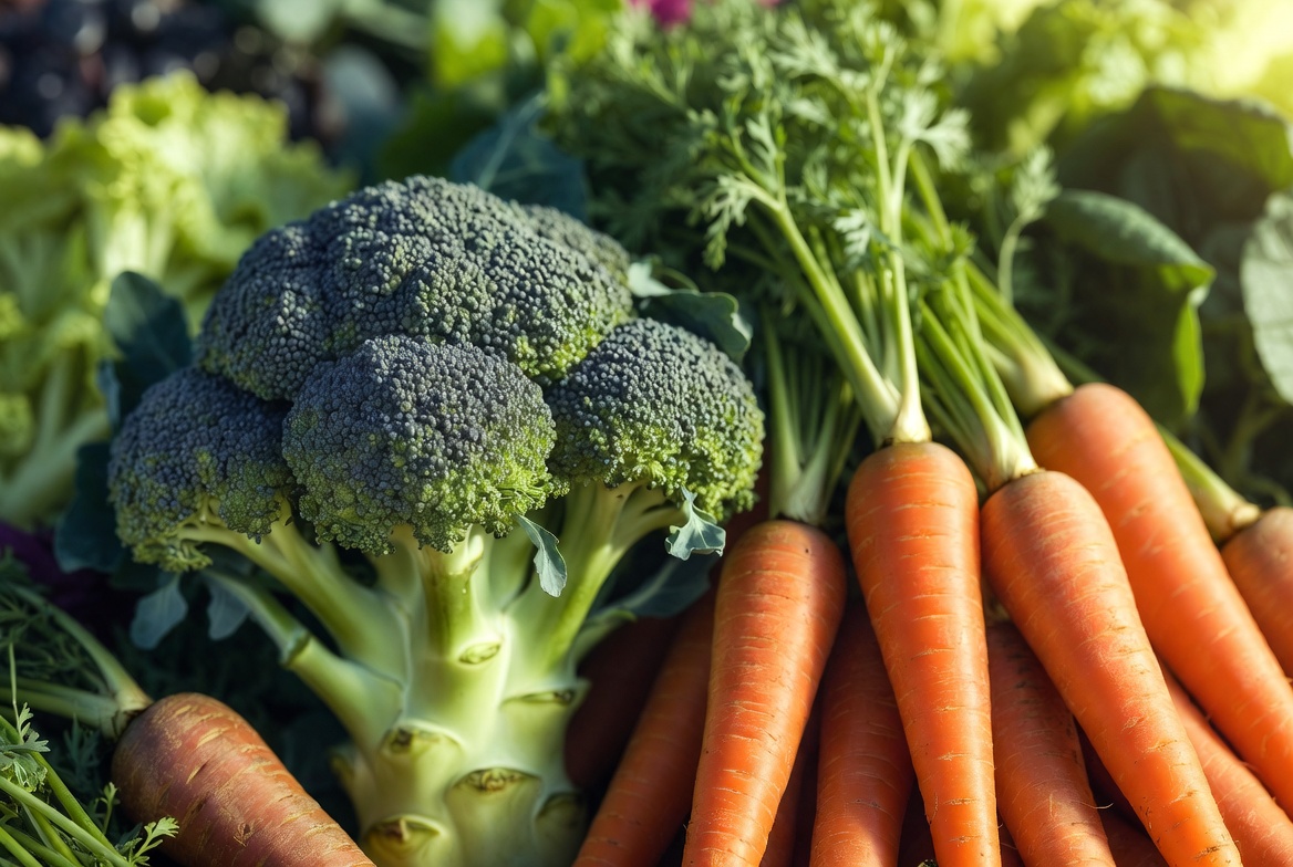 Fresh Broccoli and Carrots Fresh Broccoli and Carrots