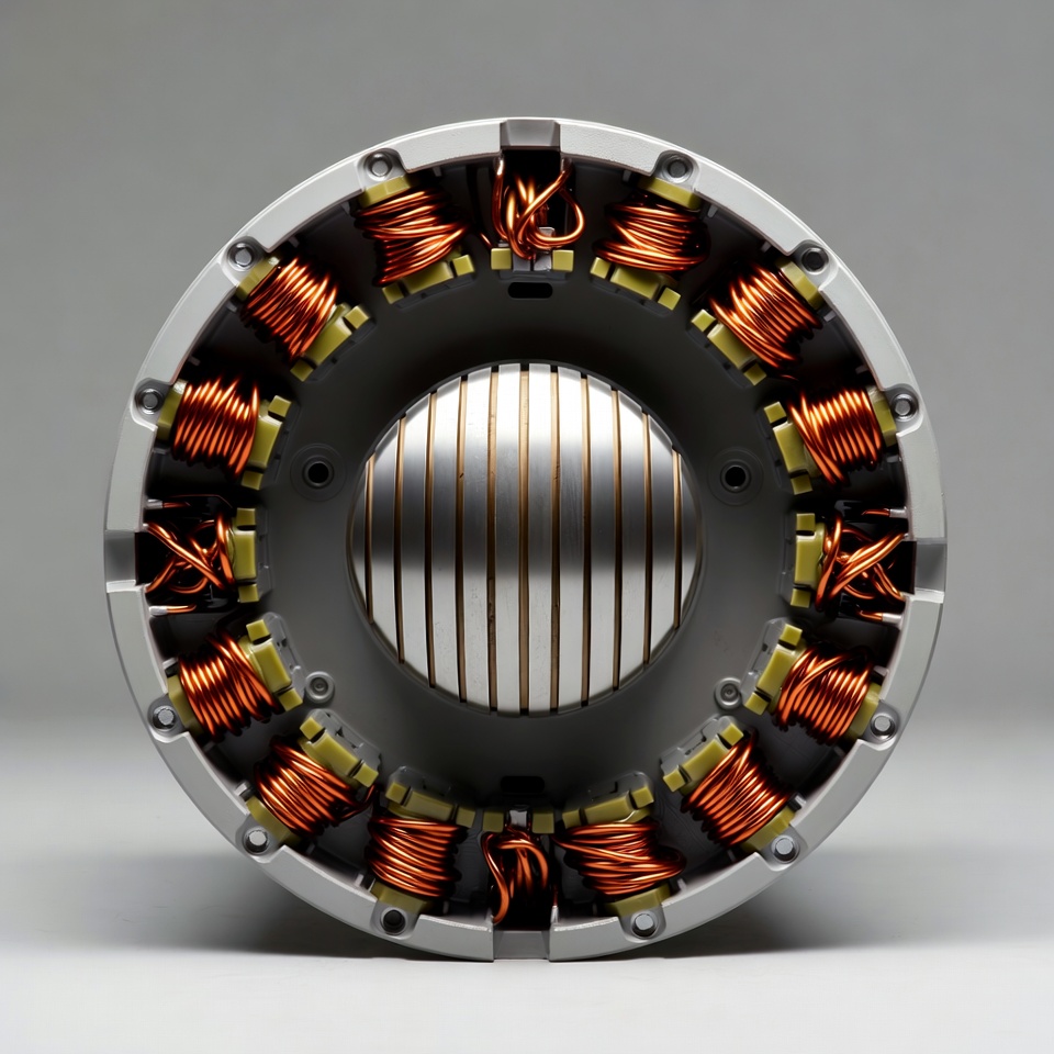 Brushless Electric Motor Closeup Brushless Electric Motor Closeup