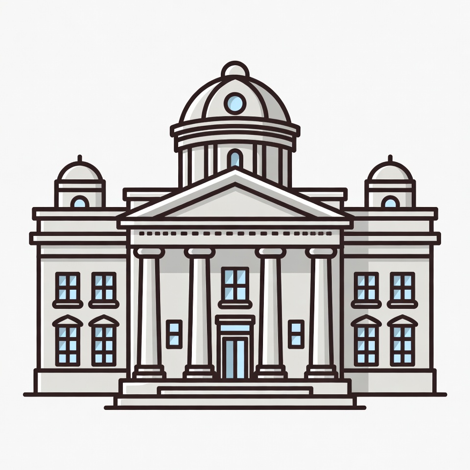 Line Art Capitol Building Illustration Line Art Capitol Building Illustration