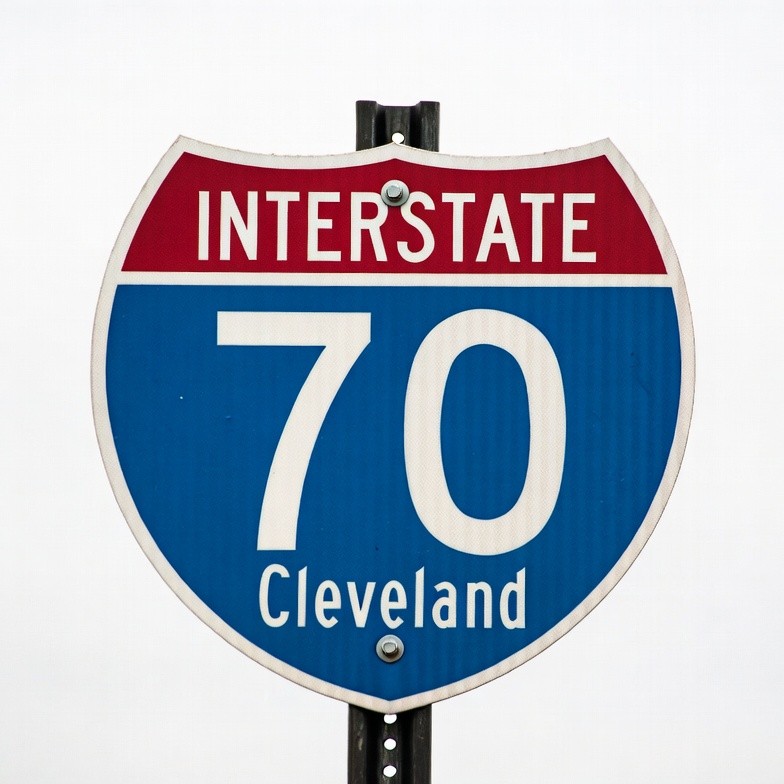 Interstate 70 Cleveland Sign Interstate 70 Cleveland Sign