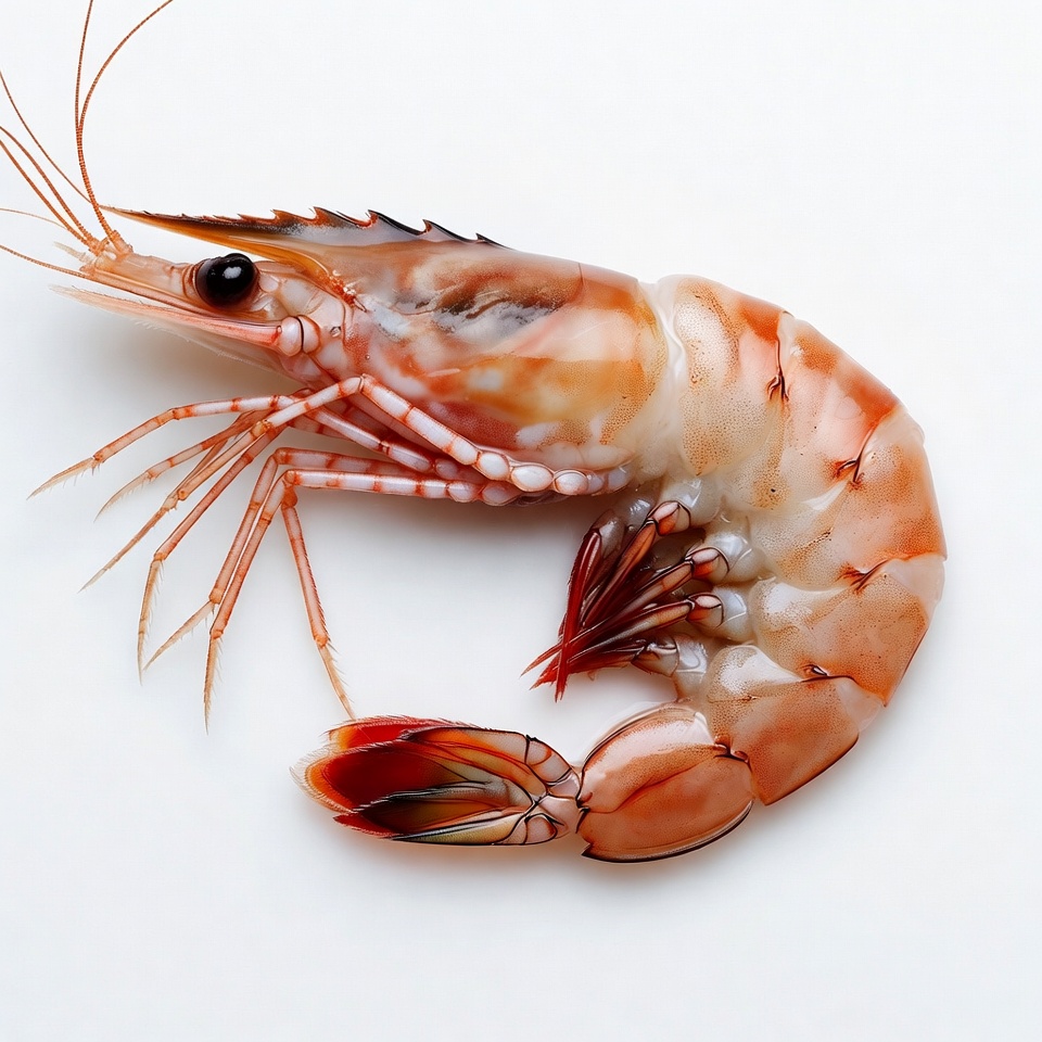 Fresh tiger prawn on white background Fresh tiger prawn on white background