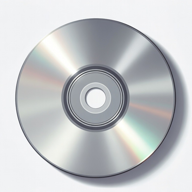 Shiny Silver Blank CD Disc Shiny Silver Blank CD Disc