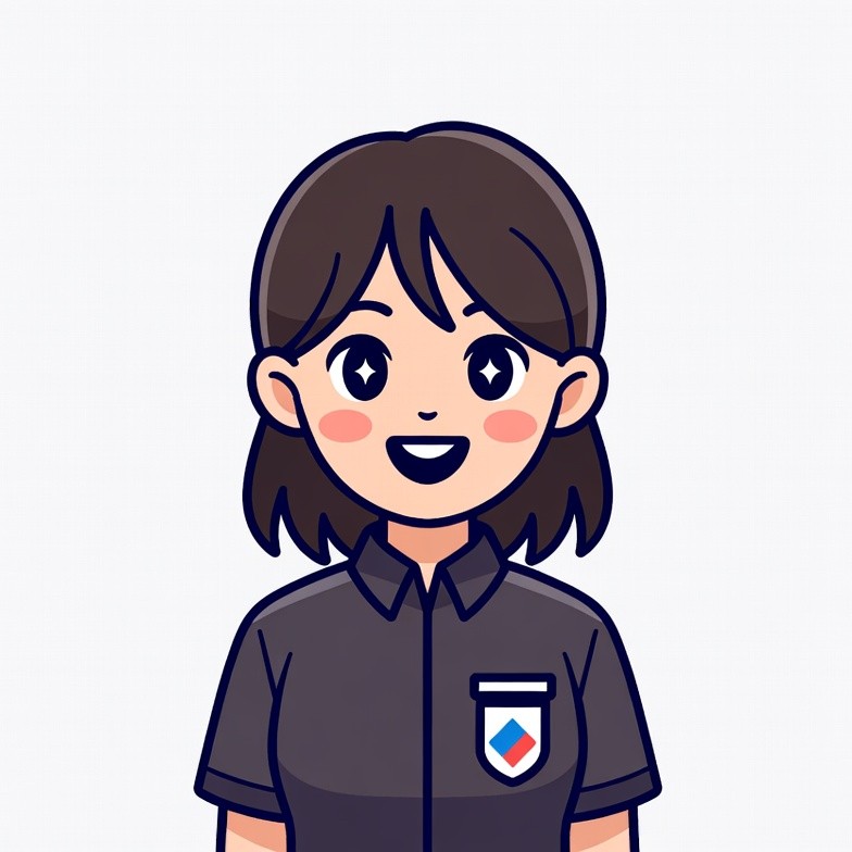 Smiling Asian woman in uniform Smiling Asian woman in uniform