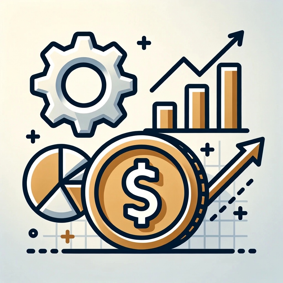 Business Growth Icons Illustration Business Growth Icons Illustration