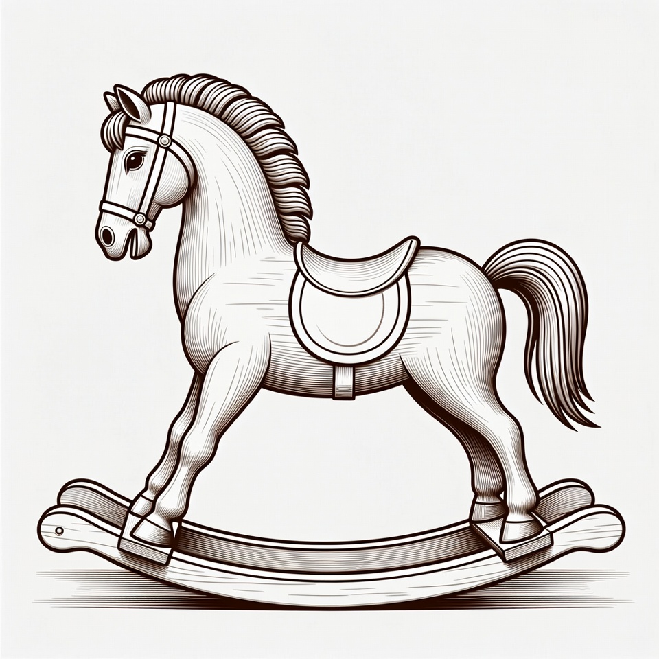 Rocking Horse Illustration Rocking Horse Illustration