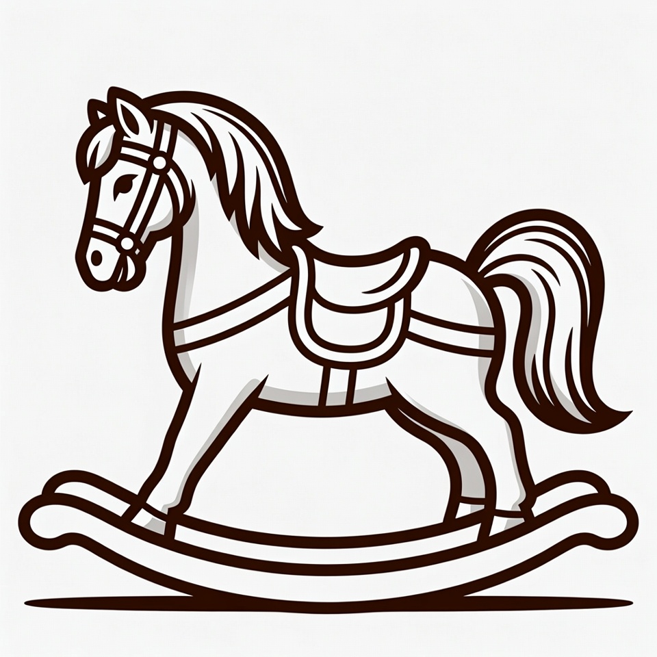 Rocking Horse Illustration Rocking Horse Illustration