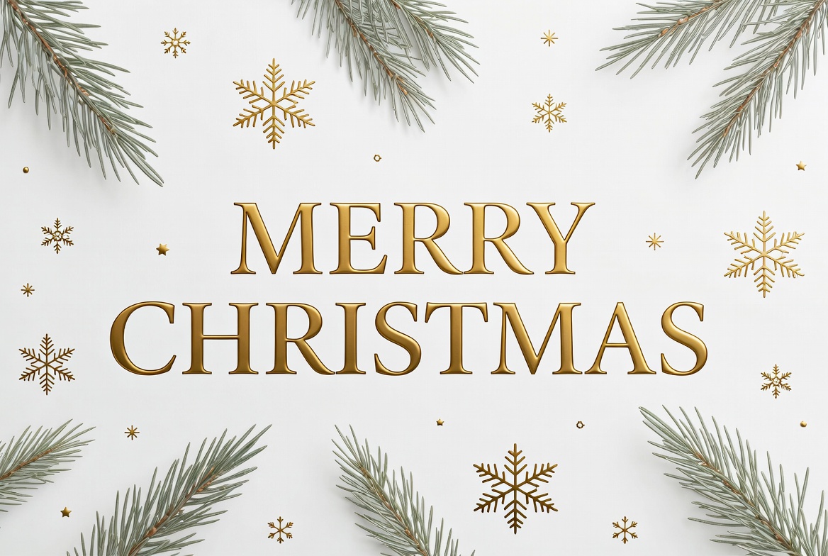 Merry Christmas Gold Text Merry Christmas Gold Text