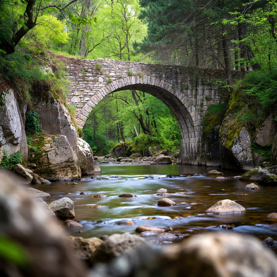 Stone Arch Bridge over Forest River Stone Arch Bridge over Forest River