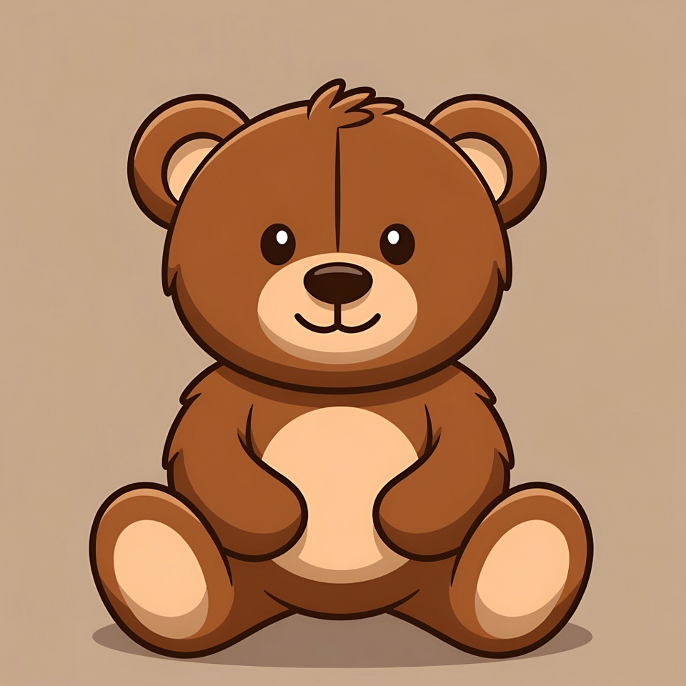 Cute cartoon teddy bear Cute cartoon teddy bear