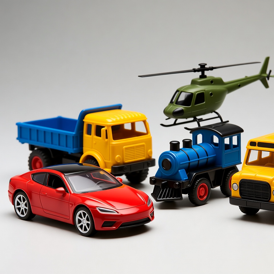 Colorful Toy Vehicles Collection Colorful Toy Vehicles Collection