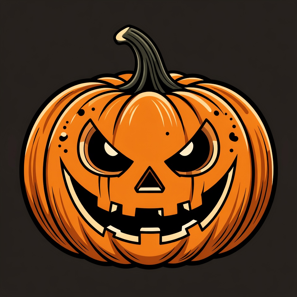 Jack-o'-lantern pumpkin illustration Jack-o'-lantern pumpkin illustration
