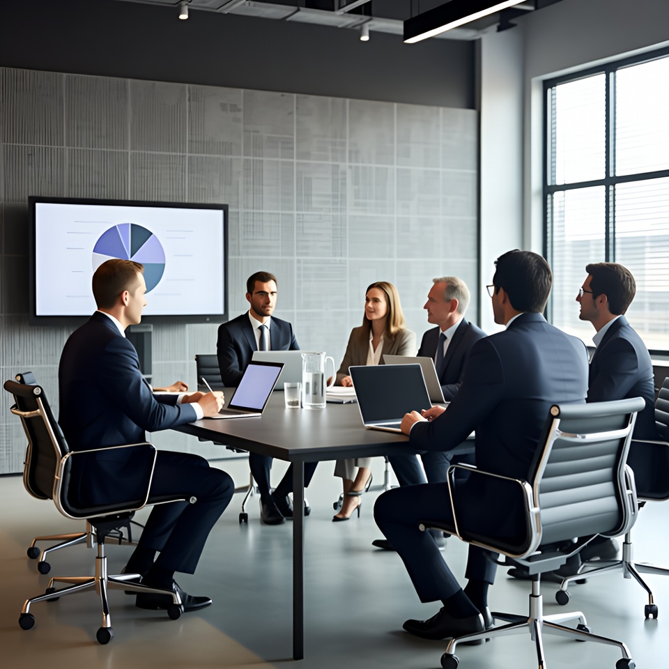 Business professionals in meeting Business professionals in meeting