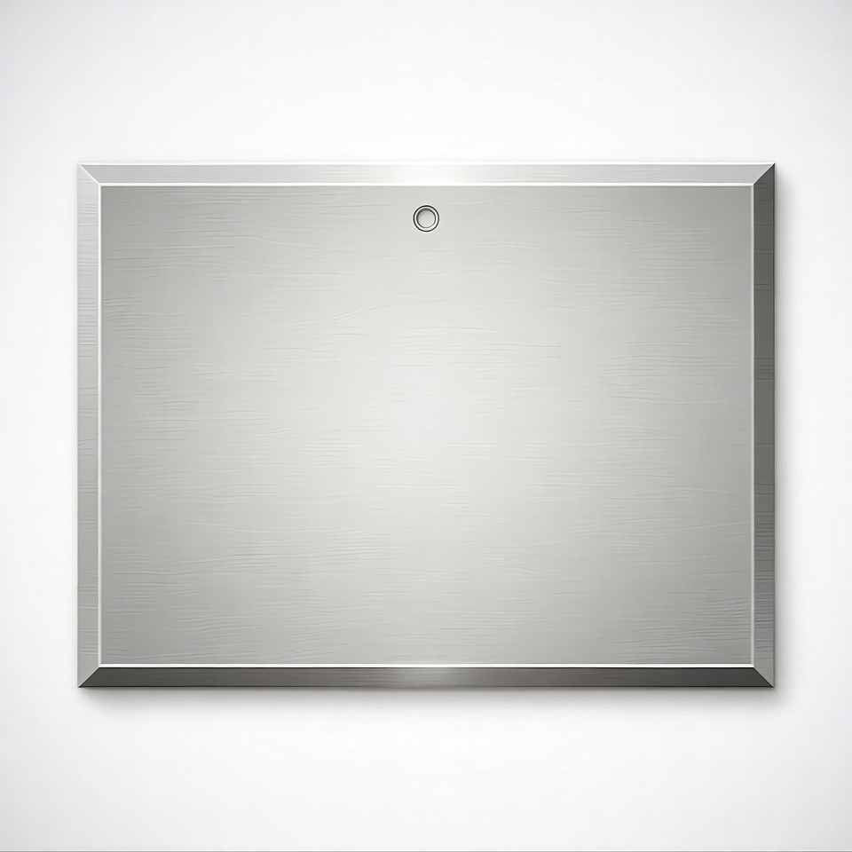 Silver metal blank frame Silver metal blank frame