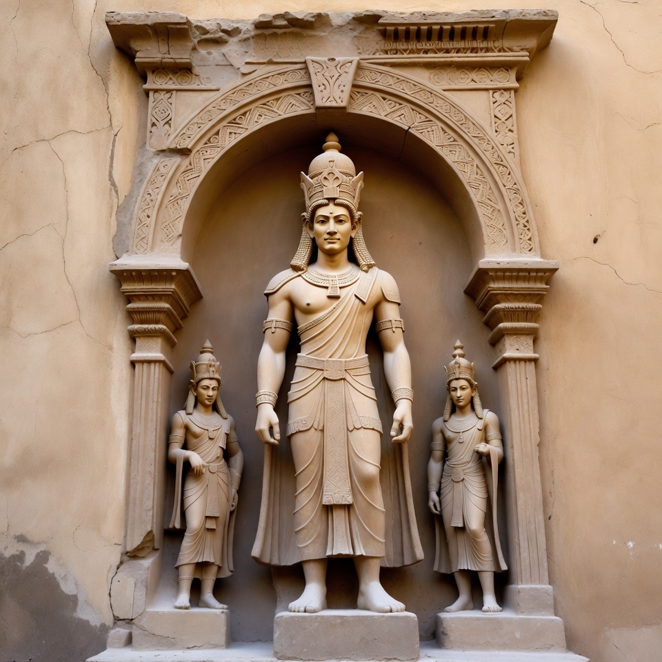 Ancient Stone Temple Relief Sculpture Ancient Stone Temple Relief Sculpture