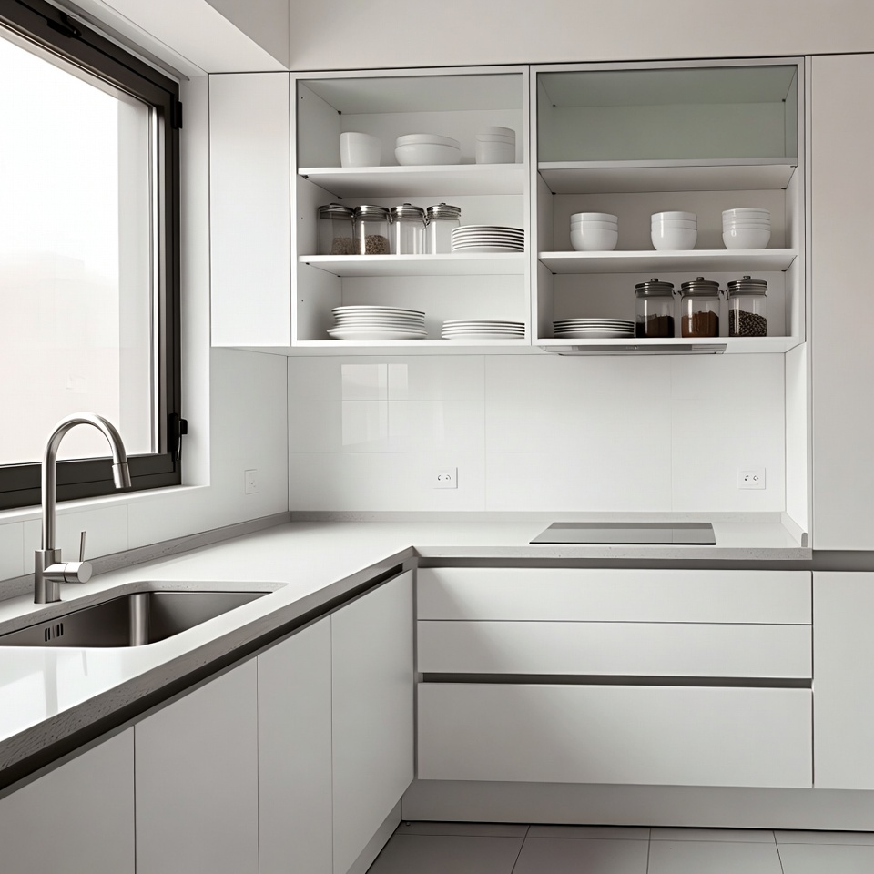 Modern White Kitchen Cabinets Modern White Kitchen Cabinets