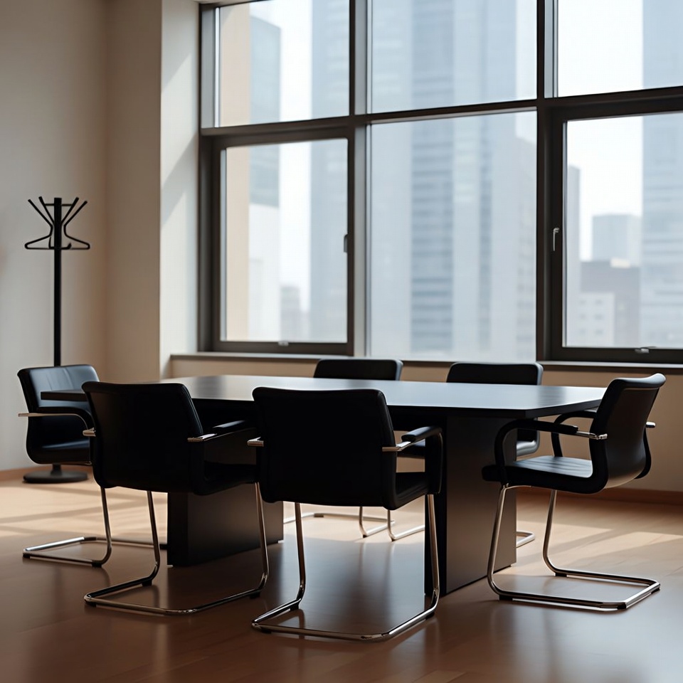 Modern Empty Conference Room City View Modern Empty Conference Room City View