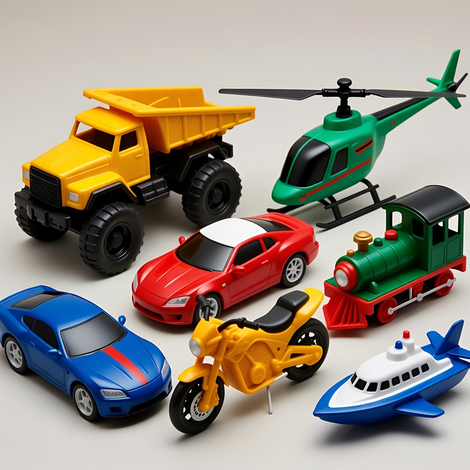 Colorful Toy Vehicles Collection Colorful Toy Vehicles Collection