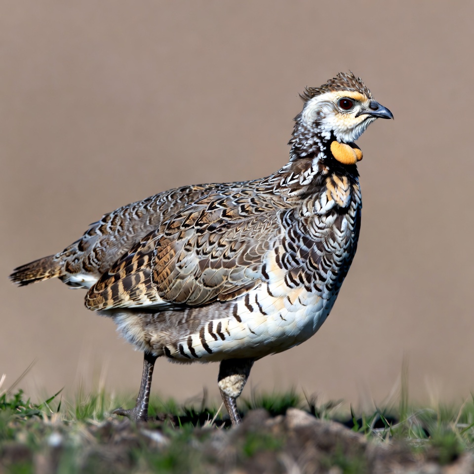 Scaled Quail standing on grass Scaled Quail standing on grass