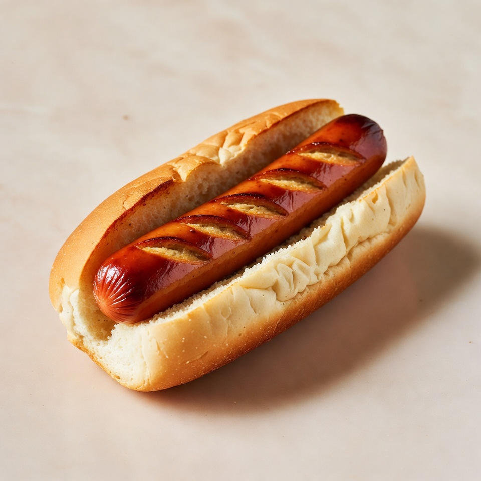 Grilled Hot Dog in Bun Grilled Hot Dog in Bun