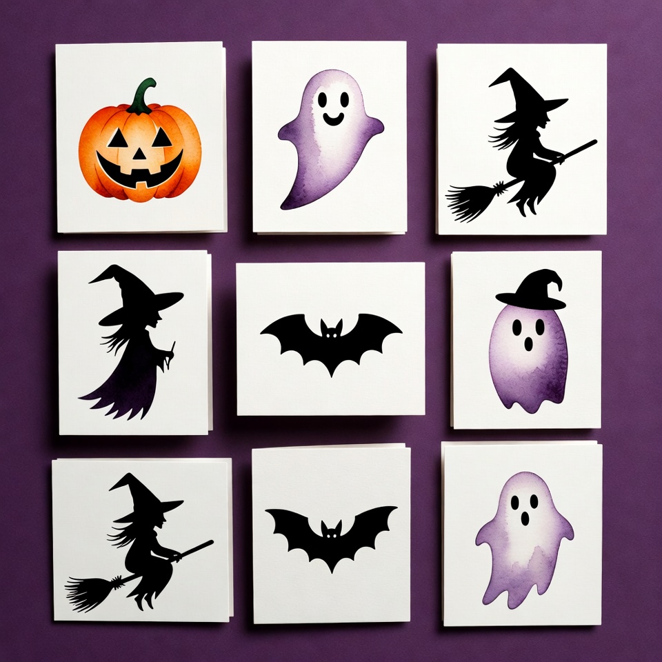 Halloween Clipart Stickers Grid Halloween Clipart Stickers Grid