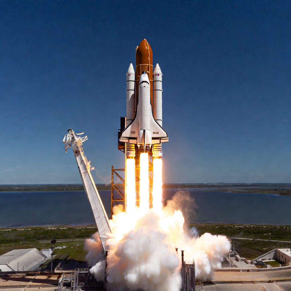 Space Shuttle Launching Space Shuttle Launching