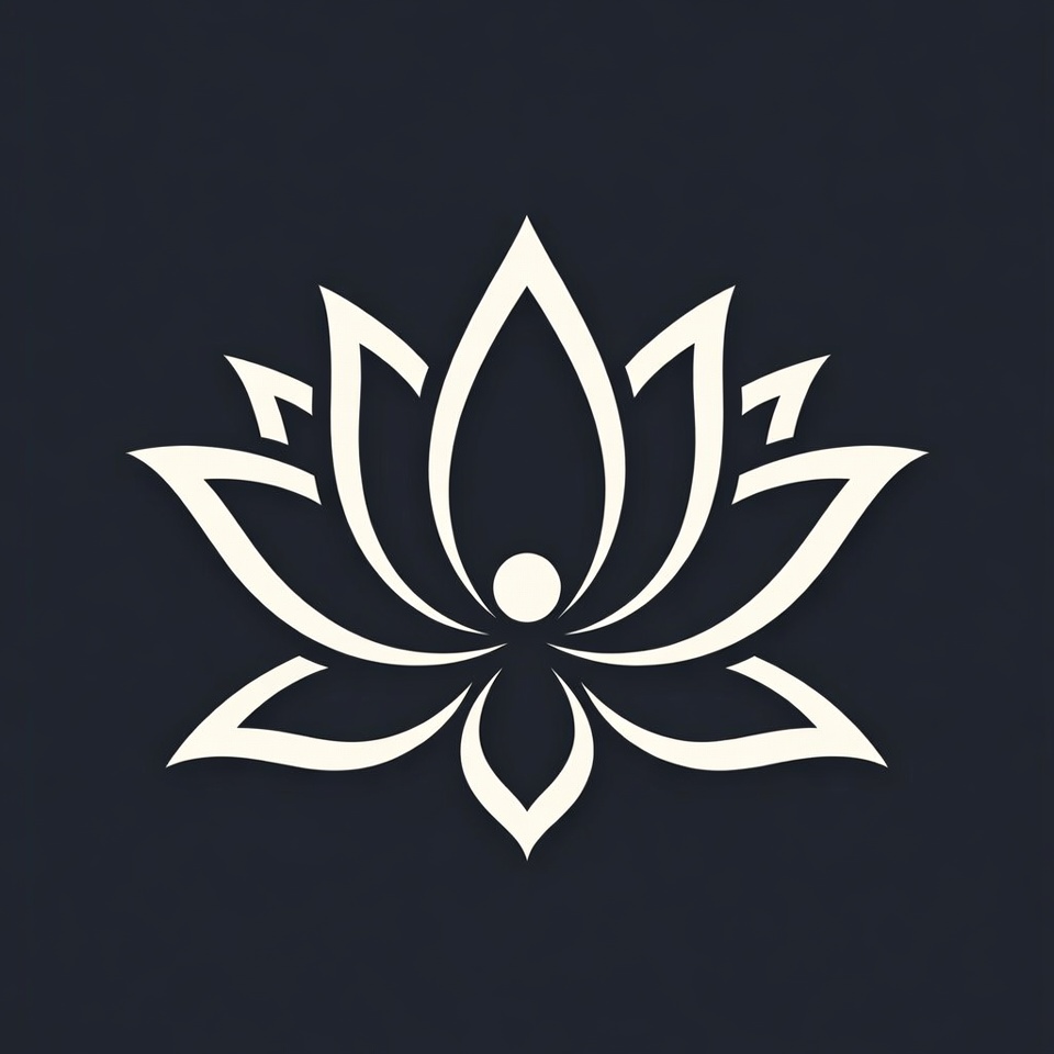 White Lotus Flower Outline White Lotus Flower Outline
