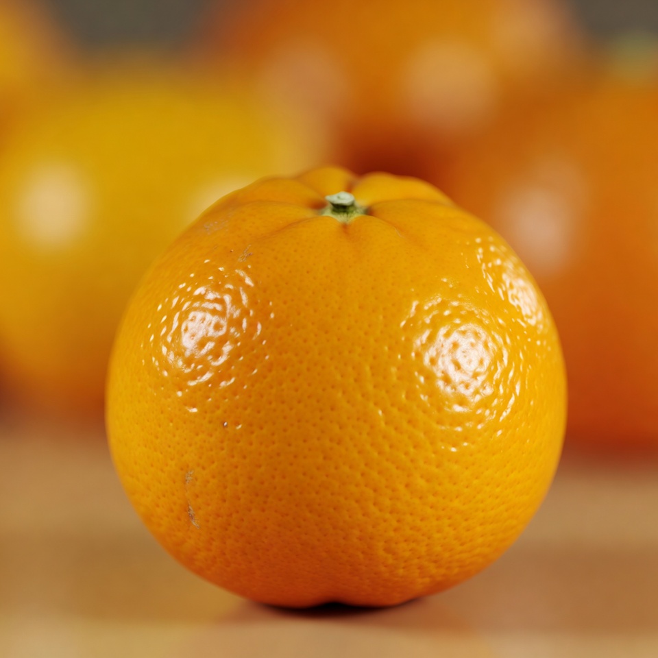 Fresh orange on wooden surface Fresh orange on wooden surface