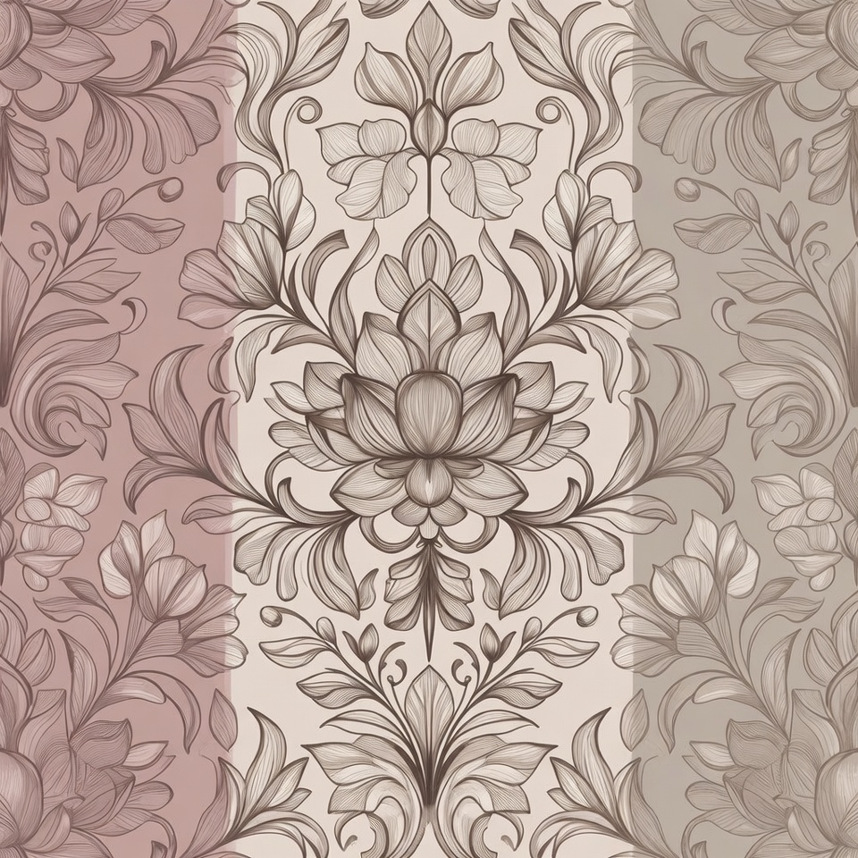 Pink Lotus Floral Seamless Pattern Pink Lotus Floral Seamless Pattern