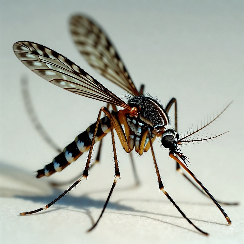 Crane fly on white background Crane fly on white background