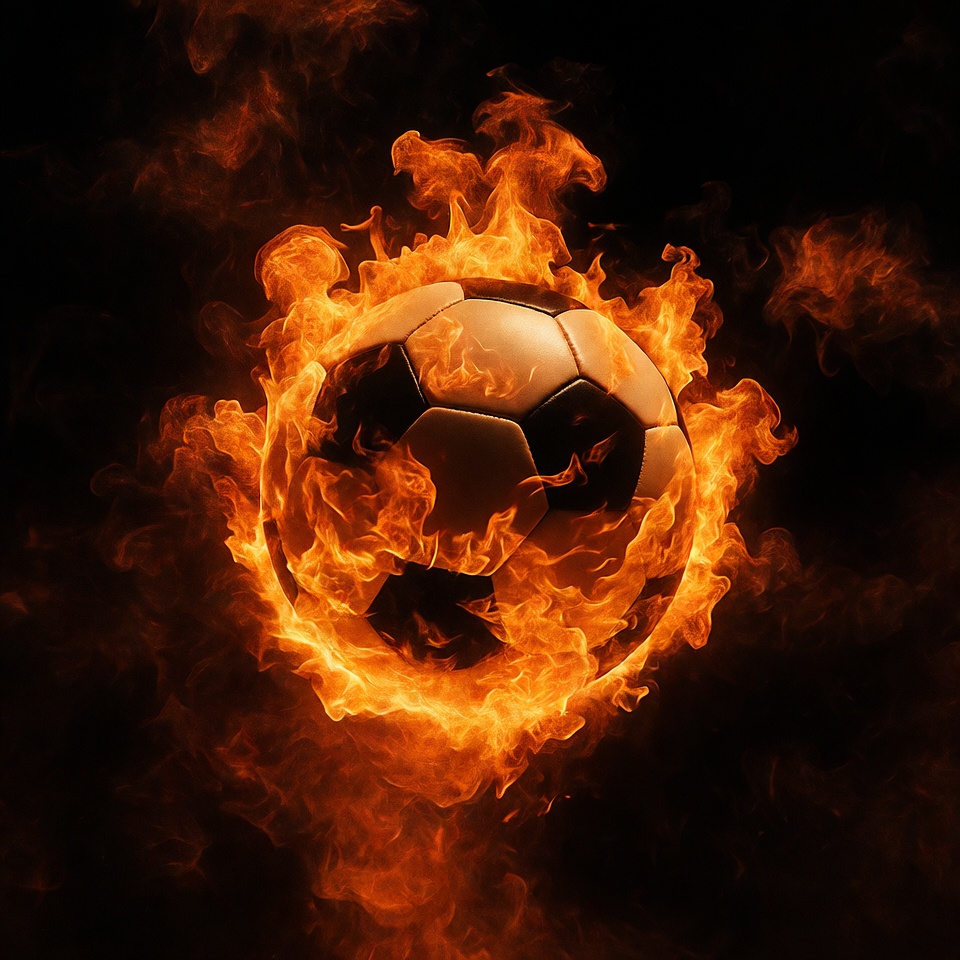 Flaming Soccer Ball Flaming Soccer Ball