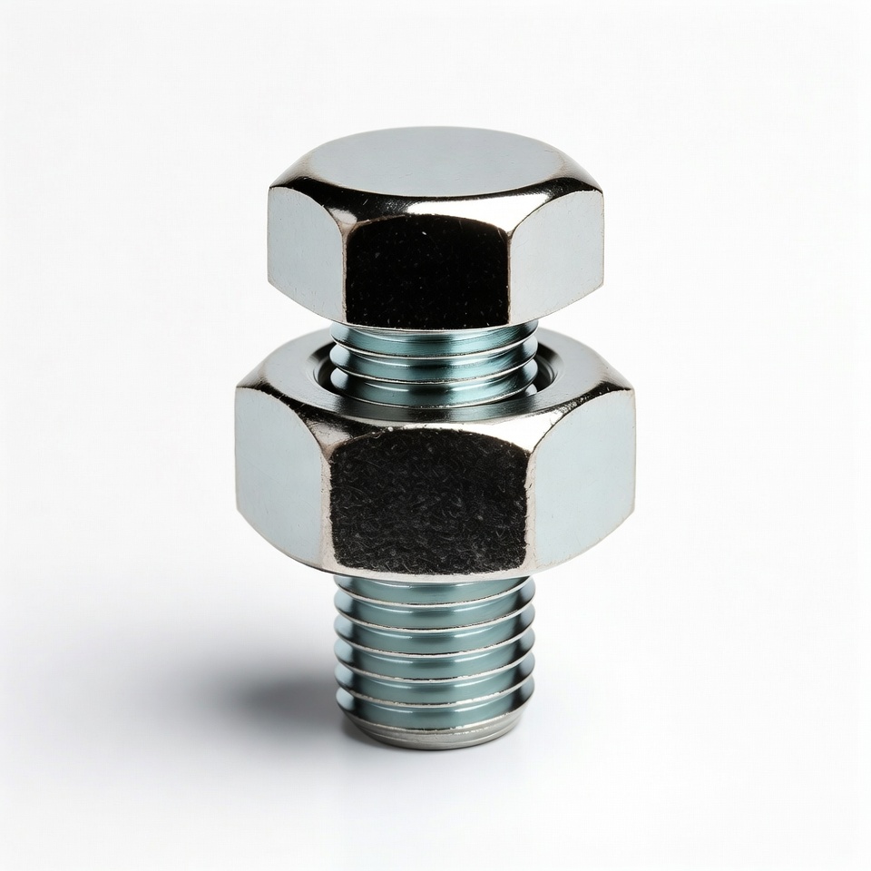 Silver Bolt with Nut Silver Bolt with Nut