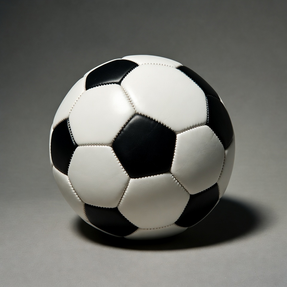 Black and White Soccer Ball Black and White Soccer Ball