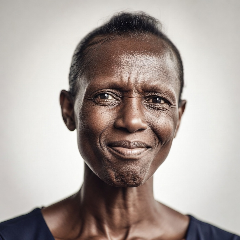 African woman smiling portrait African woman smiling portrait