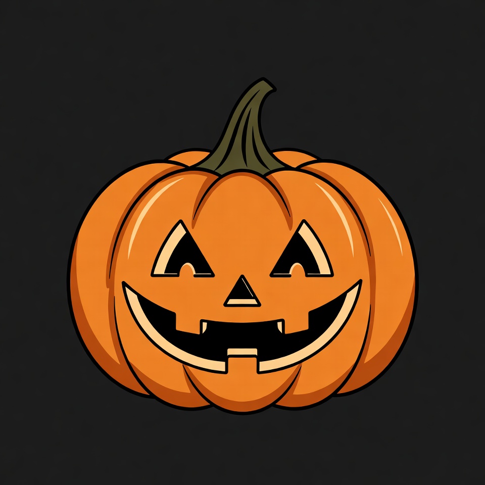 Jack-o'-lantern pumpkin illustration Jack-o'-lantern pumpkin illustration