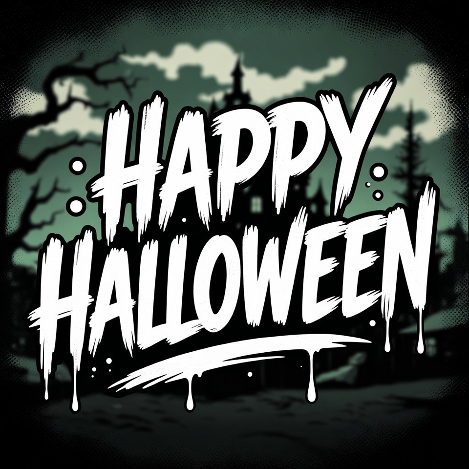 Happy Halloween Illustration Happy Halloween Illustration